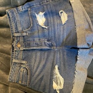 hollister mom shorts size 3
